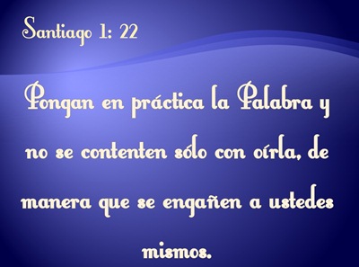 SANTIAGO 1:22